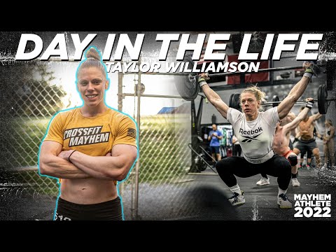 A DAY IN THE LIFE OF TAYLOR WILLIAMSON // PA Student & Professional Athlete - MAYHEM NATION