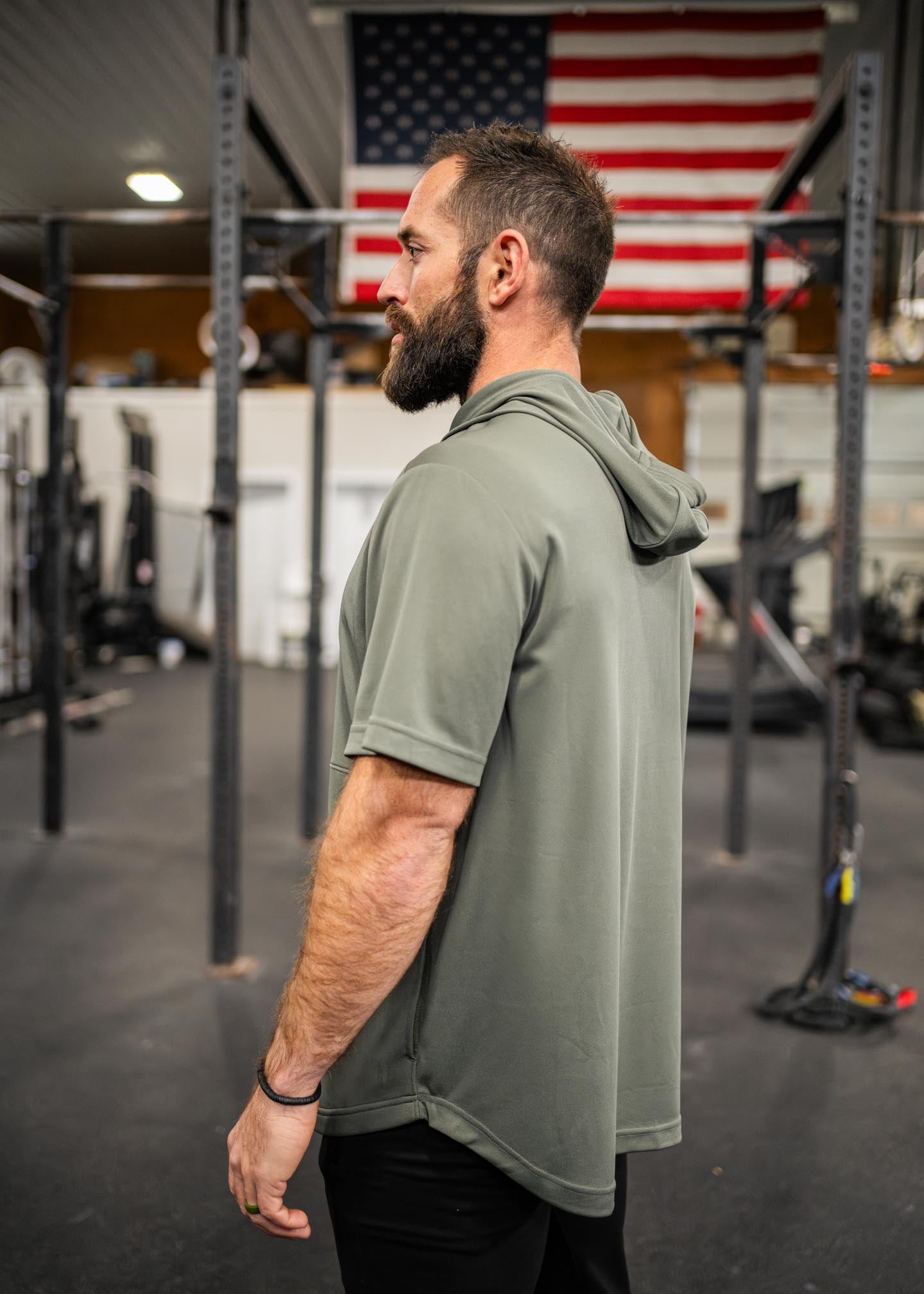 MYHM HNTR Performance Short Sleeve Hoodie