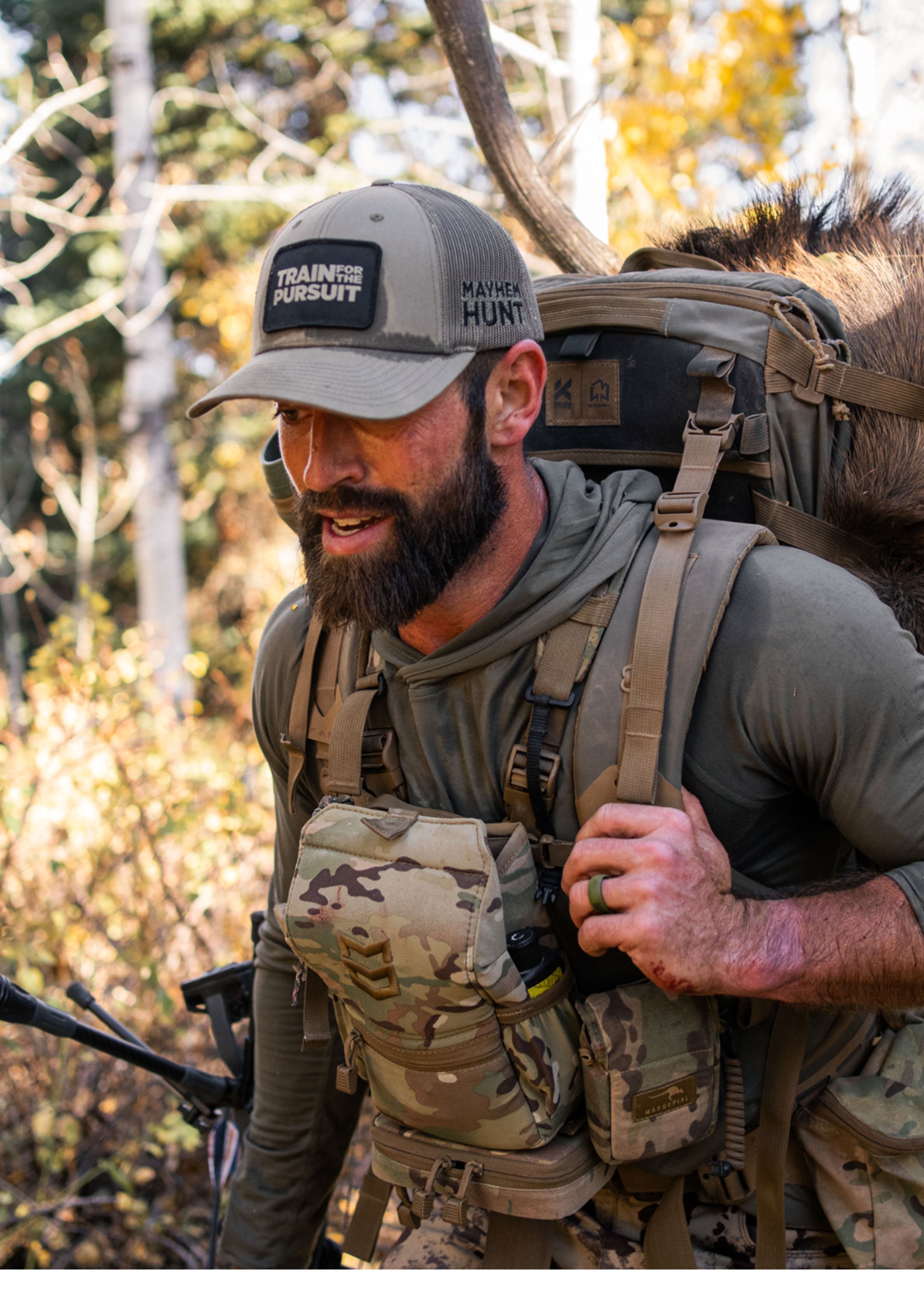 Train For The Pursuit Patch Hat