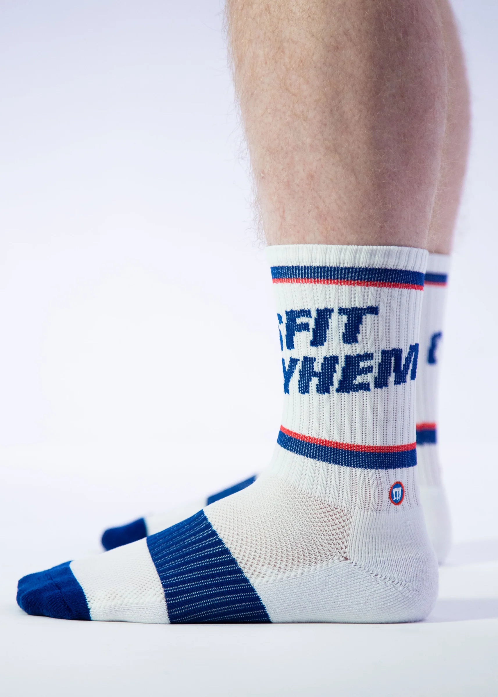 white mayhem socks