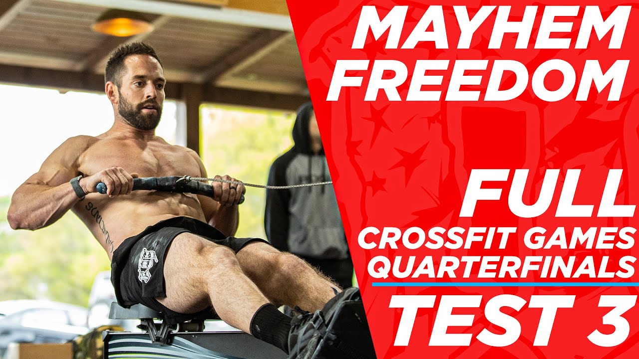 SPRINT TO THE FINISH WITH MAYHEM FREEDOM // CrossFit Games Quarterfinals Test 3 - MAYHEM NATION