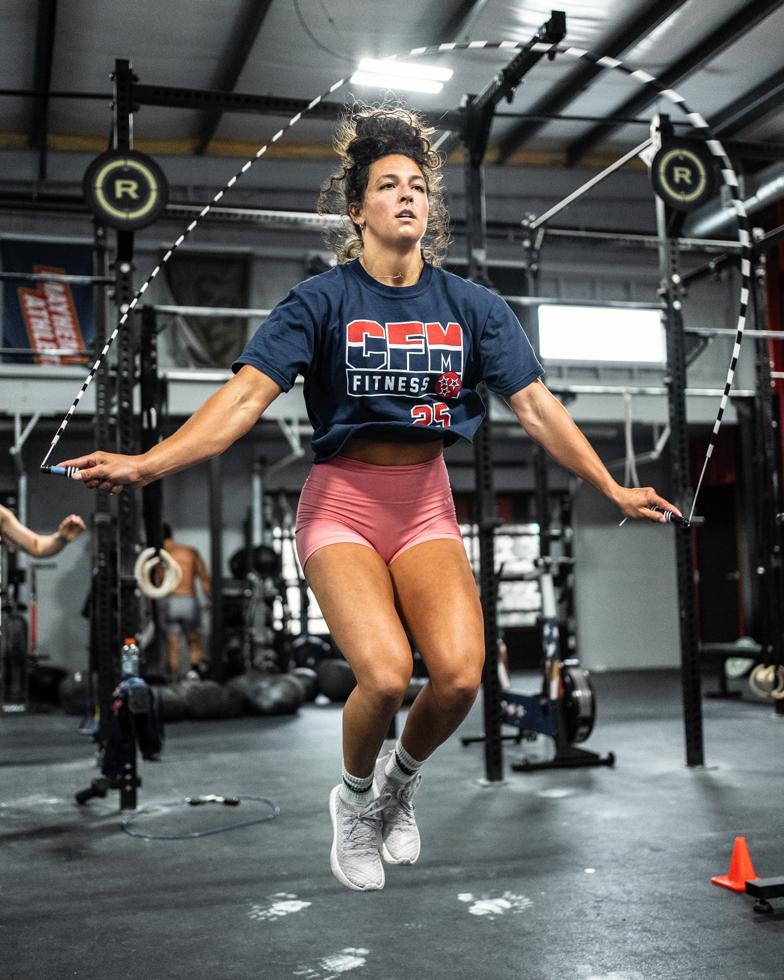 Mayhem Fitness Tri-Star Crop Tee