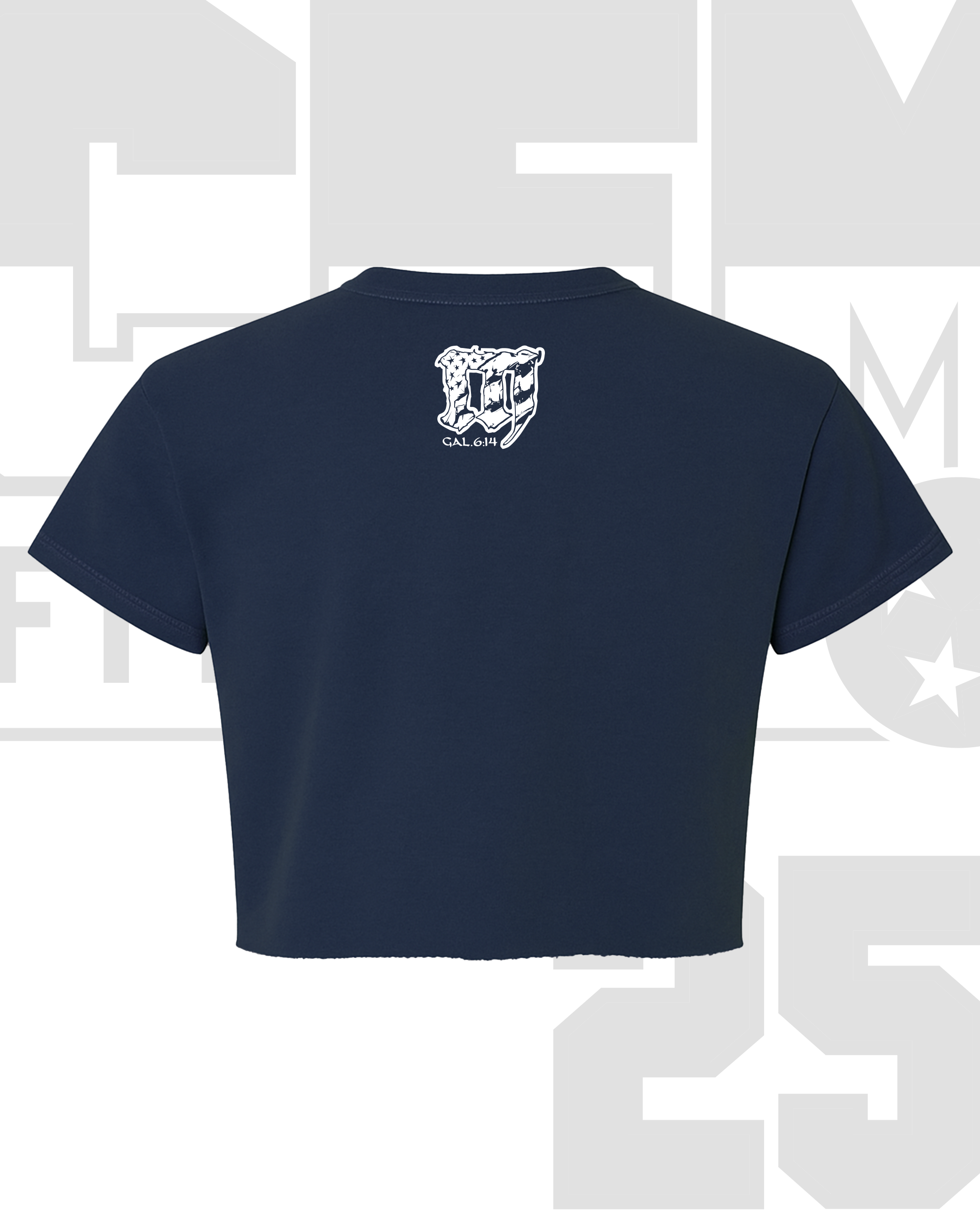 Mayhem Fitness Tri-Star Crop Tee