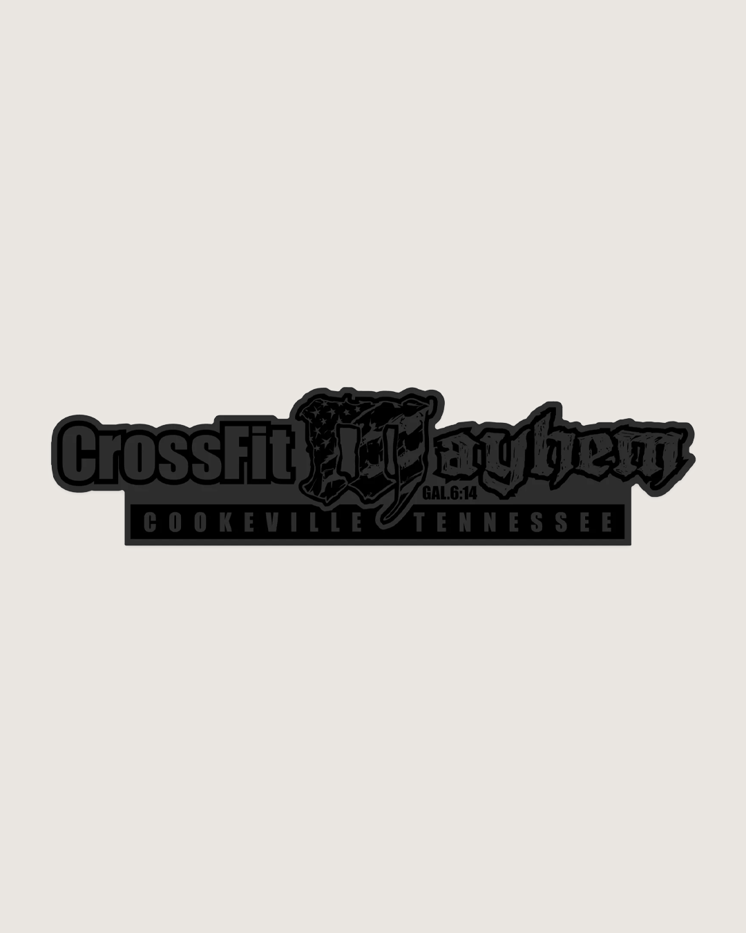 CrossFit Mayhem Sticker