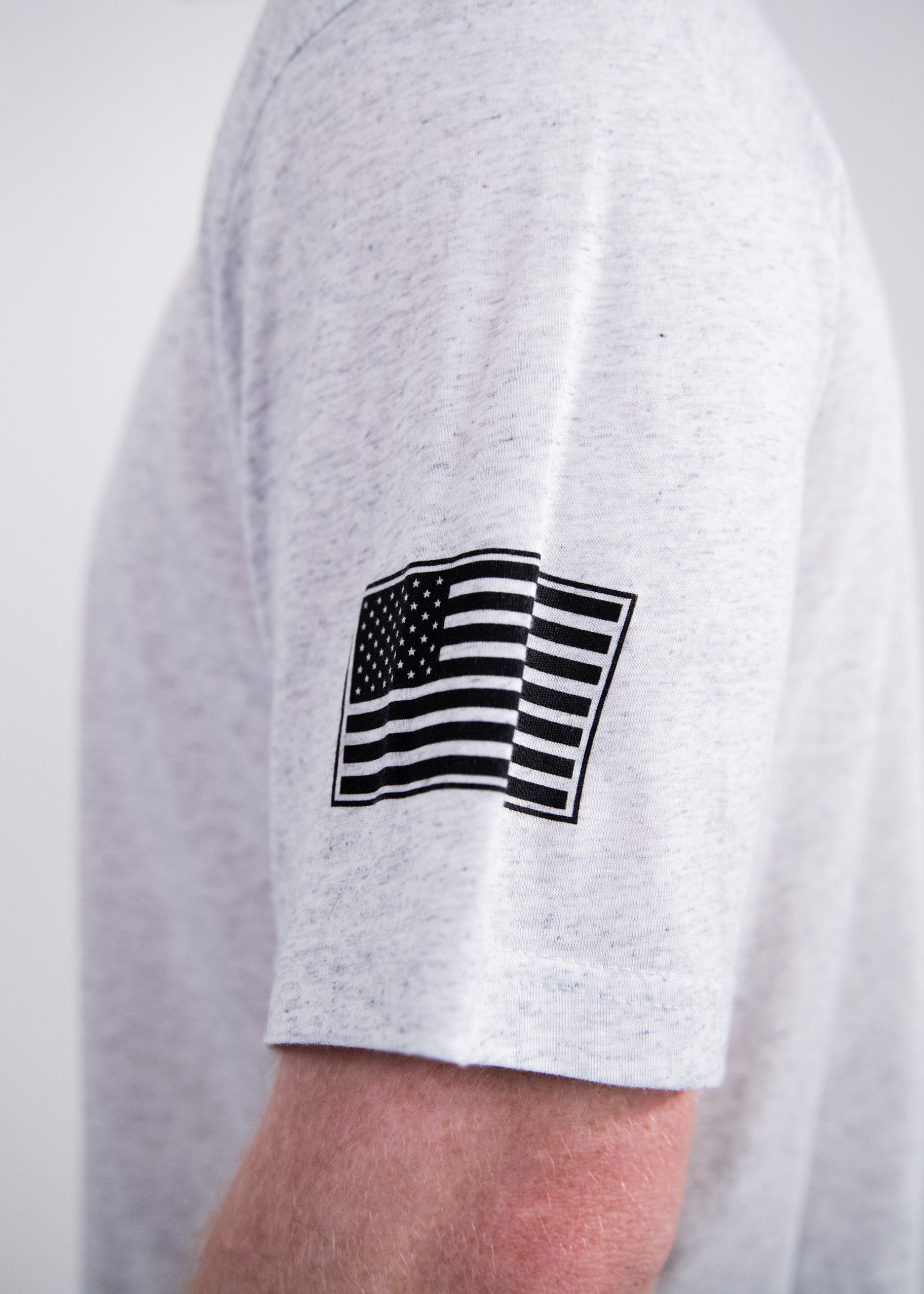 Burgener Strength T-Shirt: Heather White